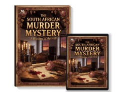 South African Murder Mystery Host Your Own Game Kit - 12 Guests