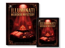 Illuminati Murder Mystery Host Your Own Game Kit - 13–17 Guests