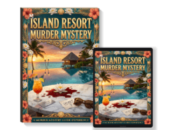 Tropical Resort Murder Mystery Host Your Own Game Kit - 15–17 Guests