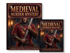 Medieval Murder Mystery Host Your Own Game Kit - 18–21 Guests