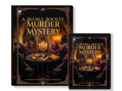 Secret Society Murder Mystery Host Your Own Game Kit - 21 Guests